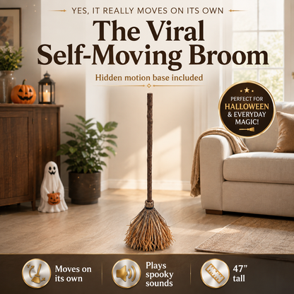 Self-Moving Enchanted Broom