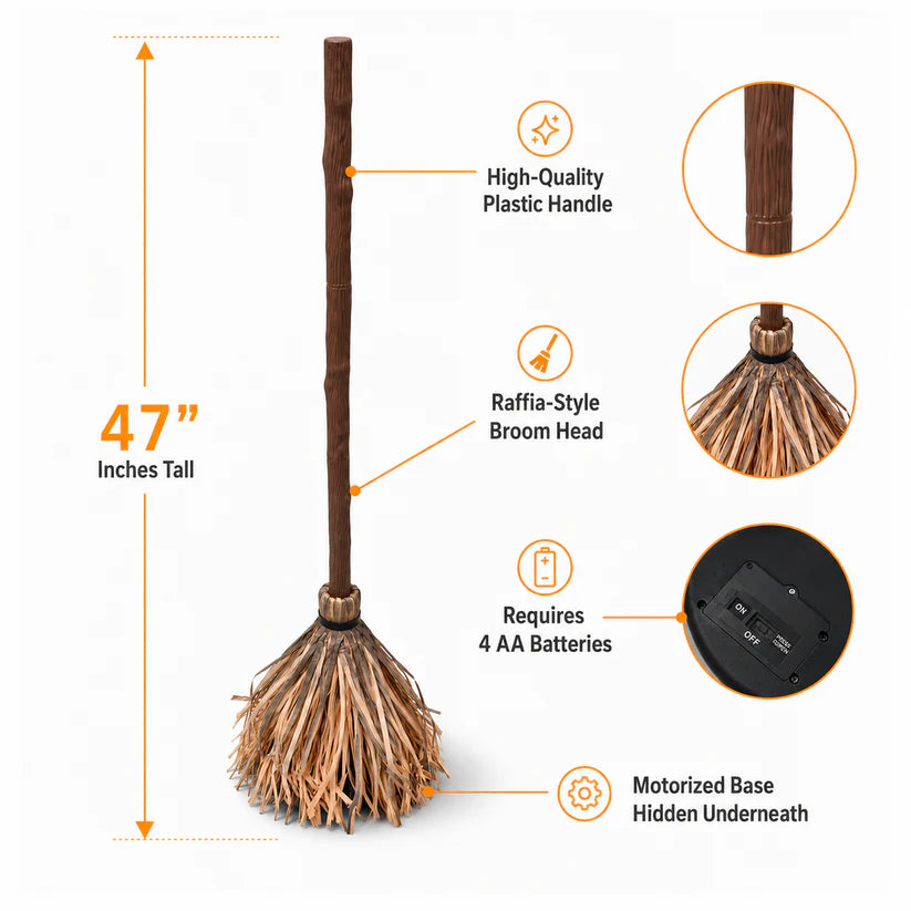 PotterBroom Floating Enchanted Broom